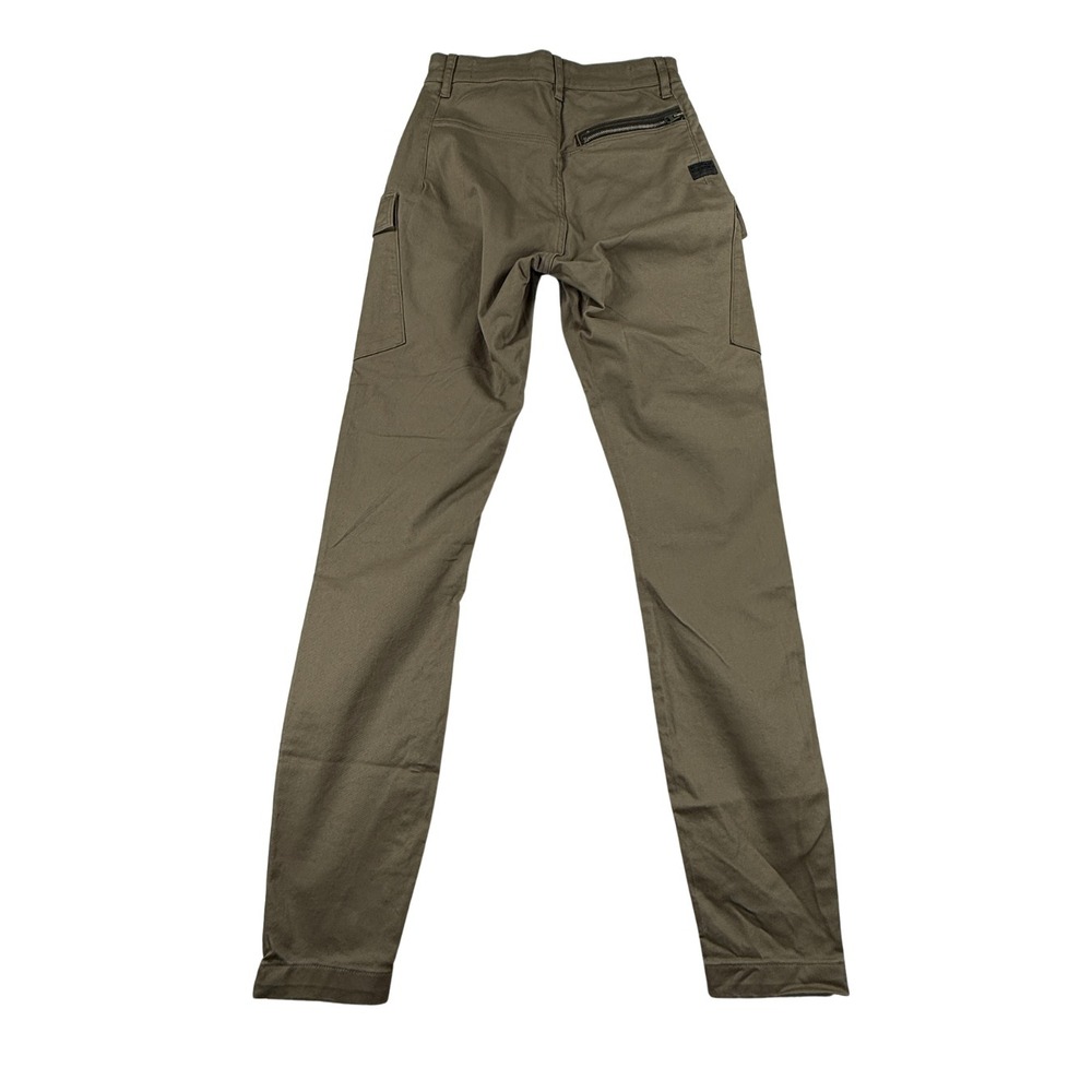 NWT G-Star Raw Cargo Skinny Pants Women 26x32 Olive Green Utility Pocket Stretch - Picture 2 of 9